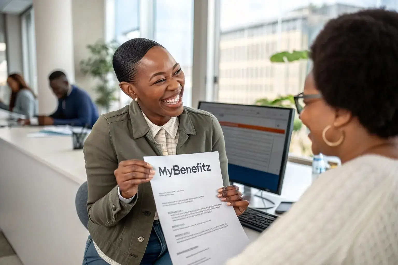 Happy South African client successfully receiving blacklisted loan approval through MyBenefitz