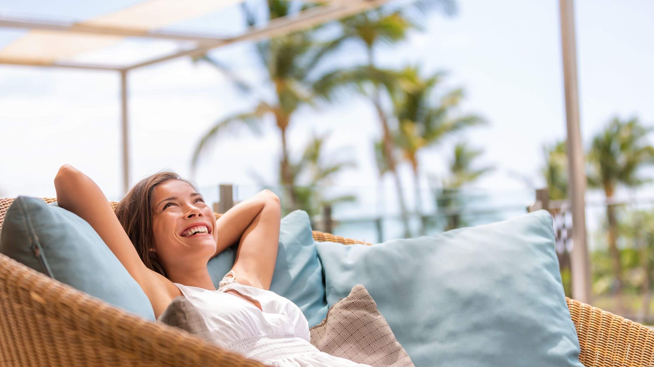 Peaceful retirement lifestyle by the beach